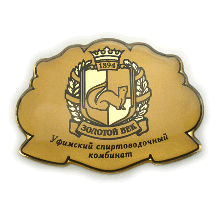 Этикетка объемная