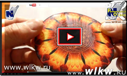 Эмблемы полимерные с блестками